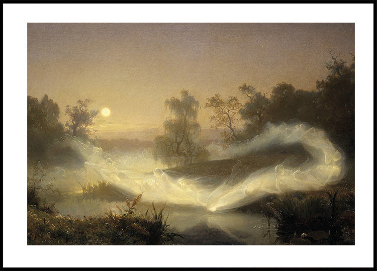 Dancing Fairies By August Malmström Poster