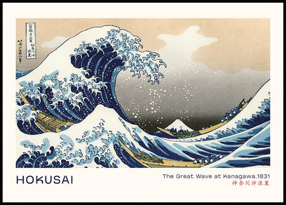 The Great Wave at Kanagawa By Katsushika Hokusai Poster