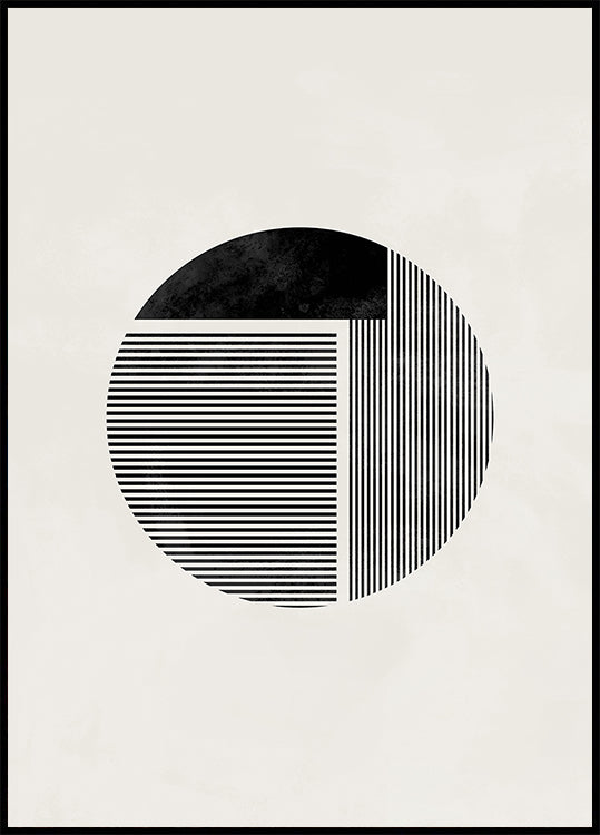 Minimalist round Poster – Posterbox.se