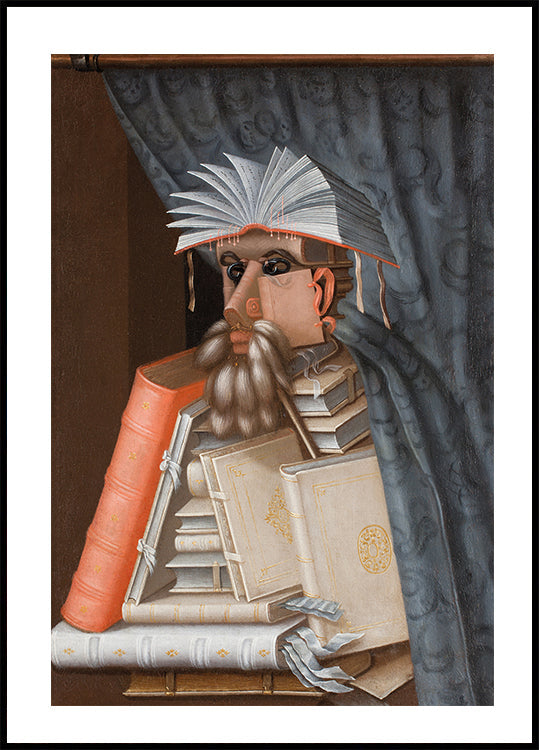 The Librarian By Giuseppe Arcimboldo Poster