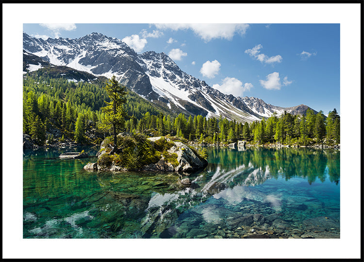 Green Mountain Lake Poster