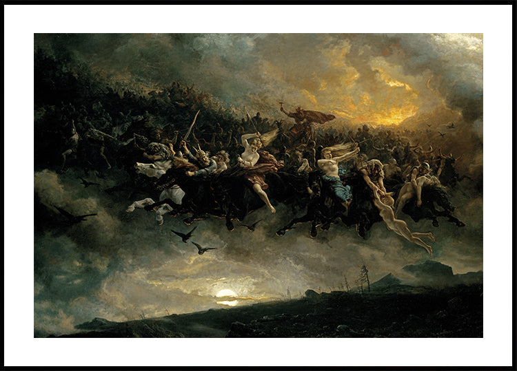 The Wild Hunt of Odin Poster