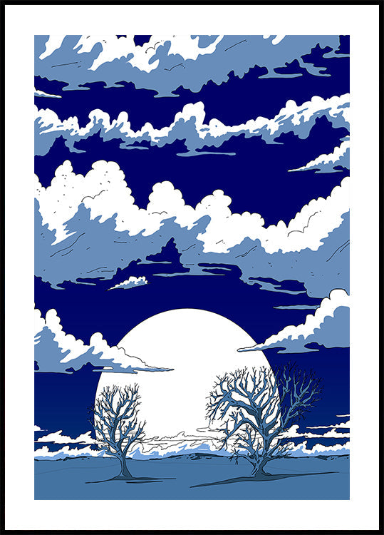 Winter Landscape Poster