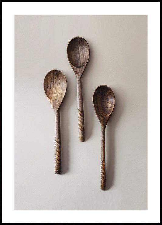 Three Wooden Spoons Poster