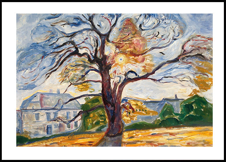 The Oak By Edvard Munch Poster