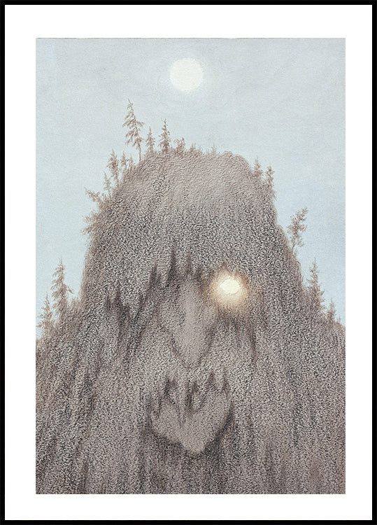 Forest Troll By Theodor Kittelsen Poster