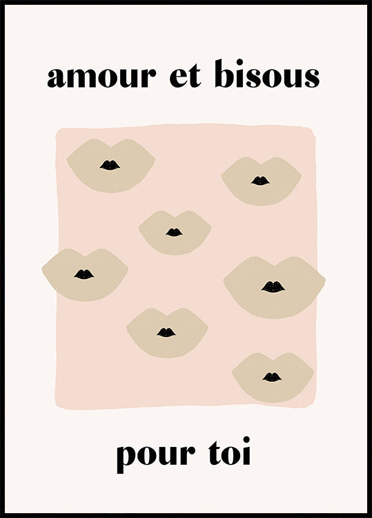 French Kiss Poster