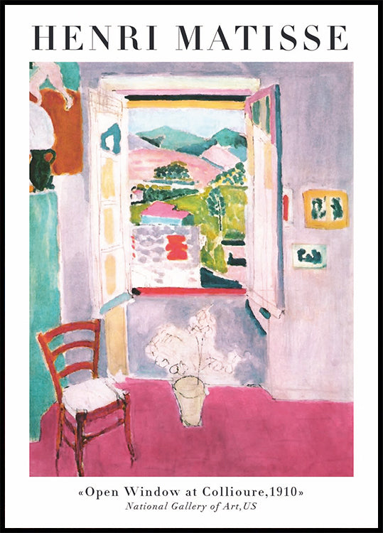 Henri Matisse - Open Window at Collioure Poster