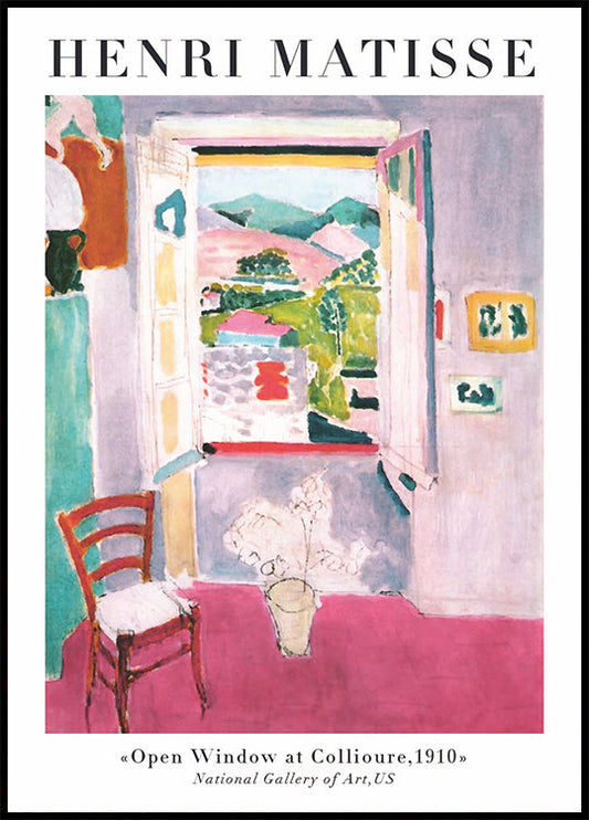 Henri Matisse - Open Window at Collioure Poster