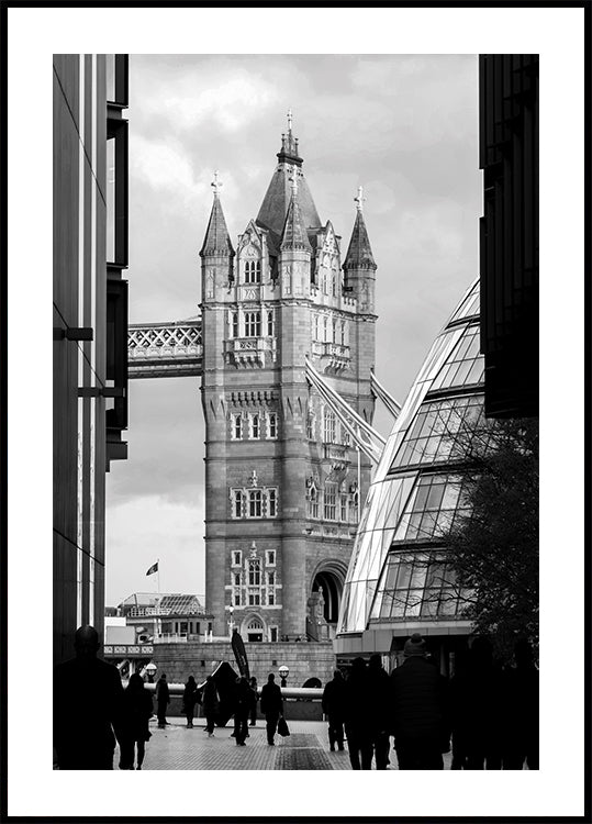 Tower Bridge Close-Up Perspective Poster