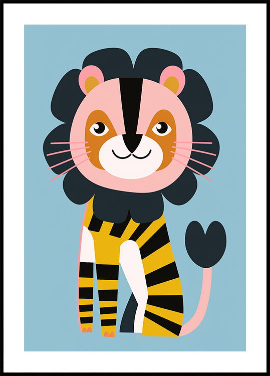 Happy Lion Poster