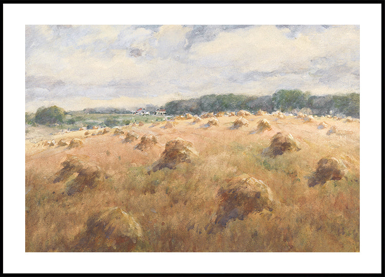 Maryland Wheat Fields Landscape  Poster