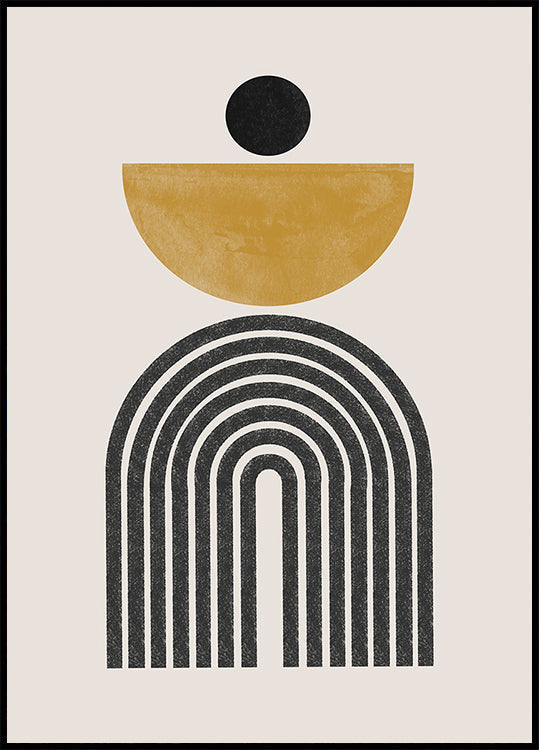 Geometric Harmony Poster