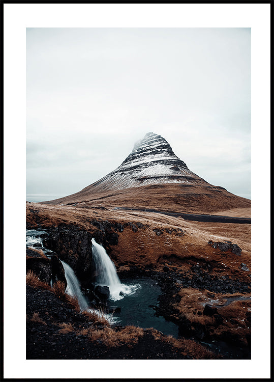 View Of The Kirkjufell Mountain Poster