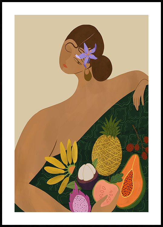 Fruit Seller Poster