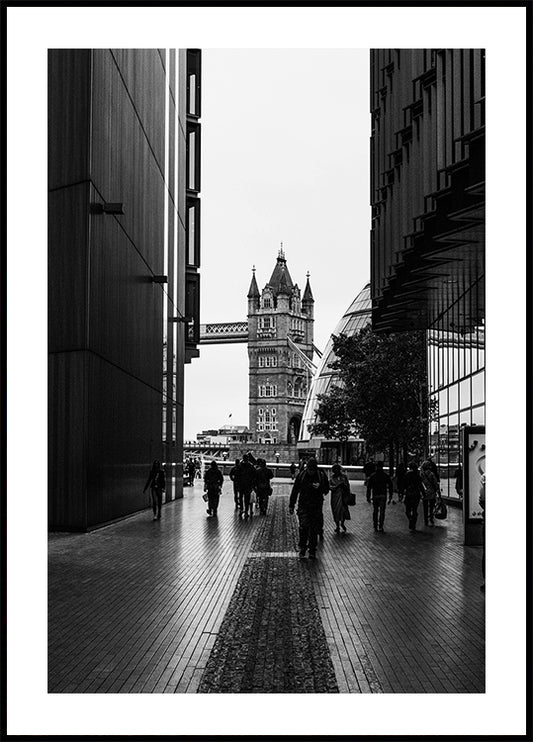 Tower Bridge Modern Framing Poster