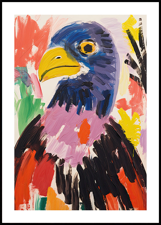Colorful Eagle Poster