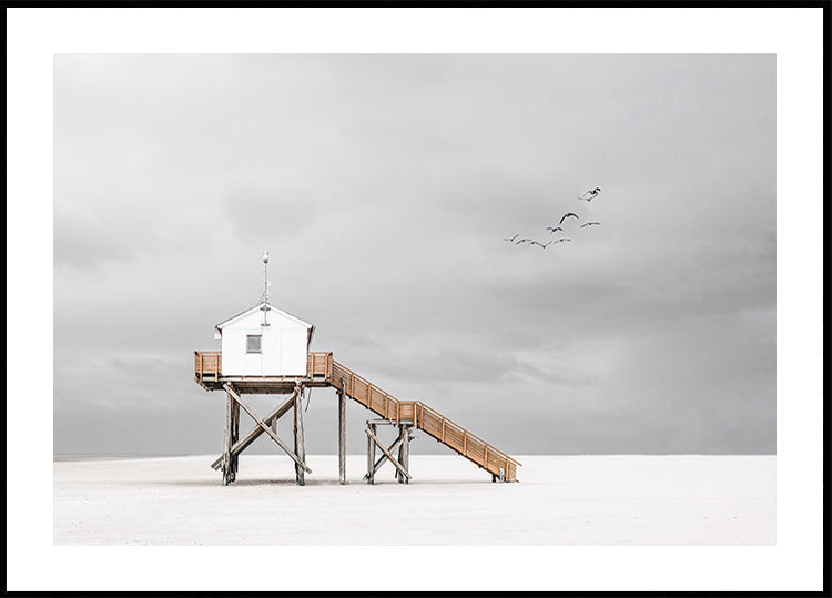 on the beach Poster