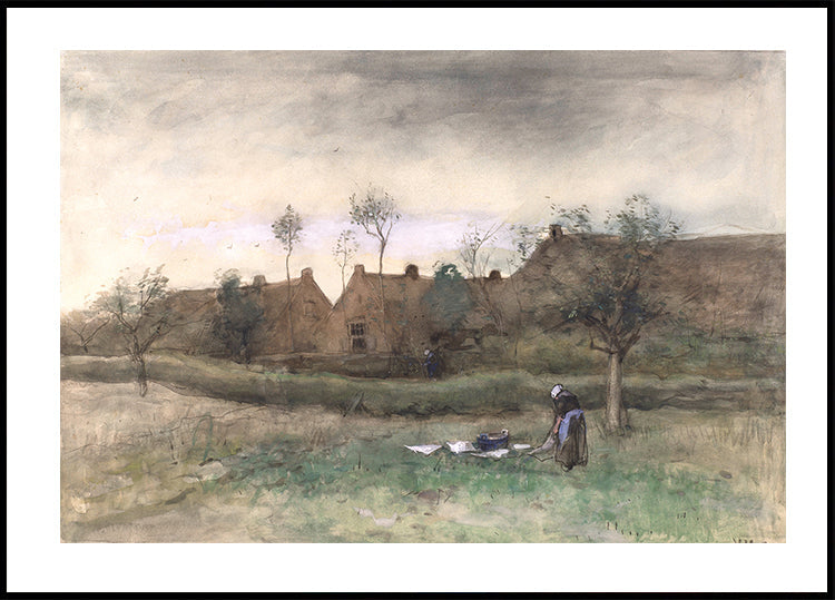 Bleekveldje By Anton Mauve Poster