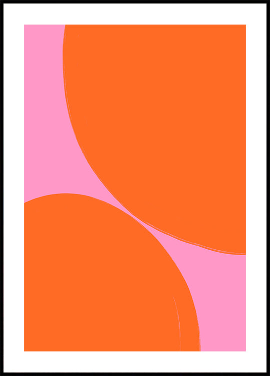 Bold Circles Dance Poster