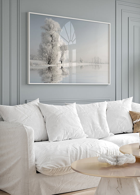 Frosty Winter Tree №2 Poster