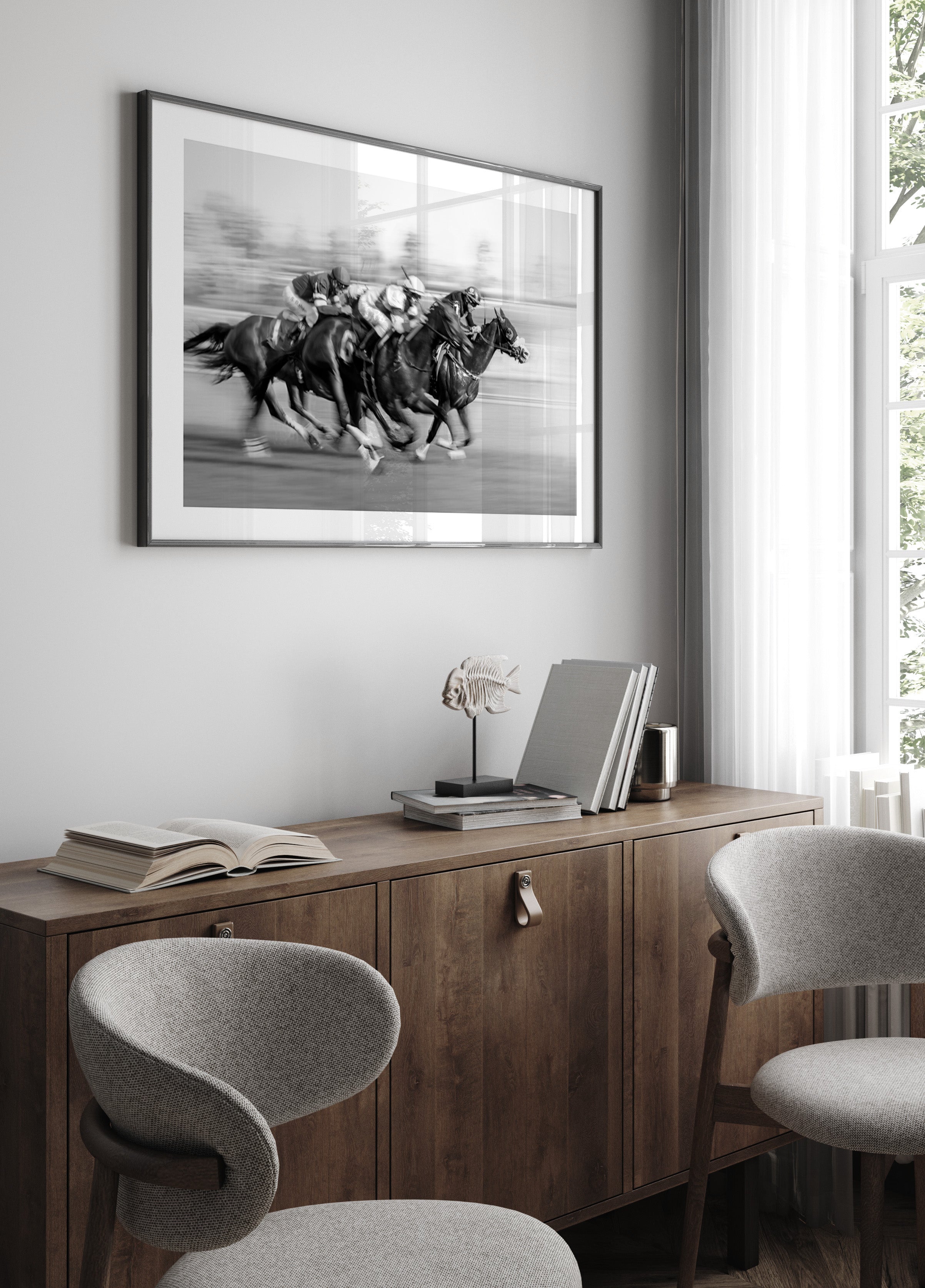 Galloping Racehorses