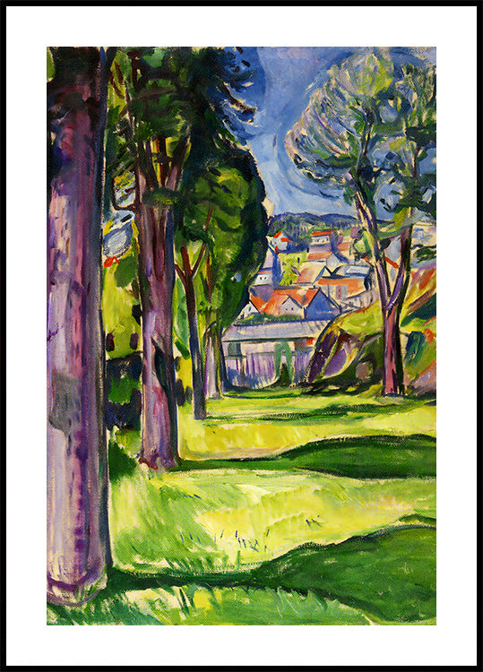 Garden in Kragerø Poster