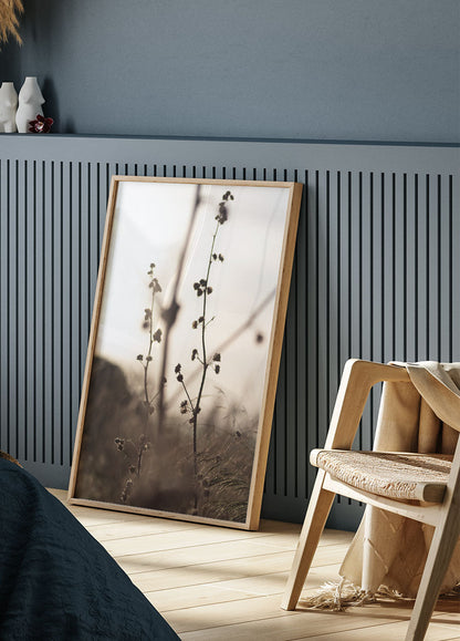 Grass Flower Poster