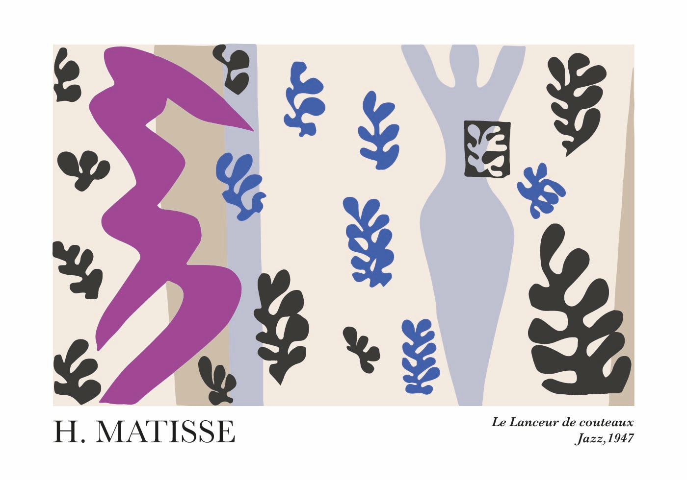 H. Matisse The Knife Thrower Poster