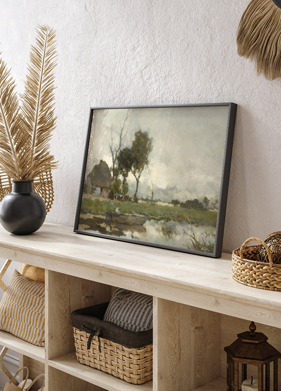 Herfstlandschap By Jan Hendrik Weissenbruch Poster