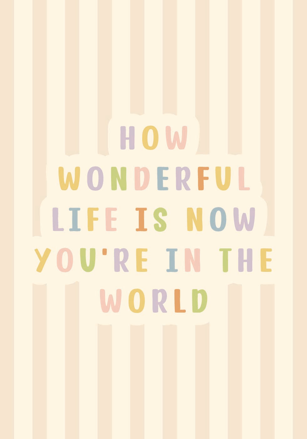 How Wonderful Life Is Poster