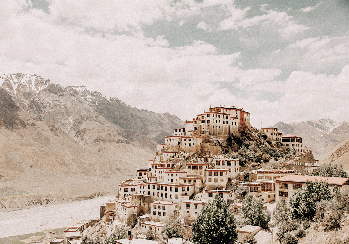 Key Monastery in the Himalayas Poster