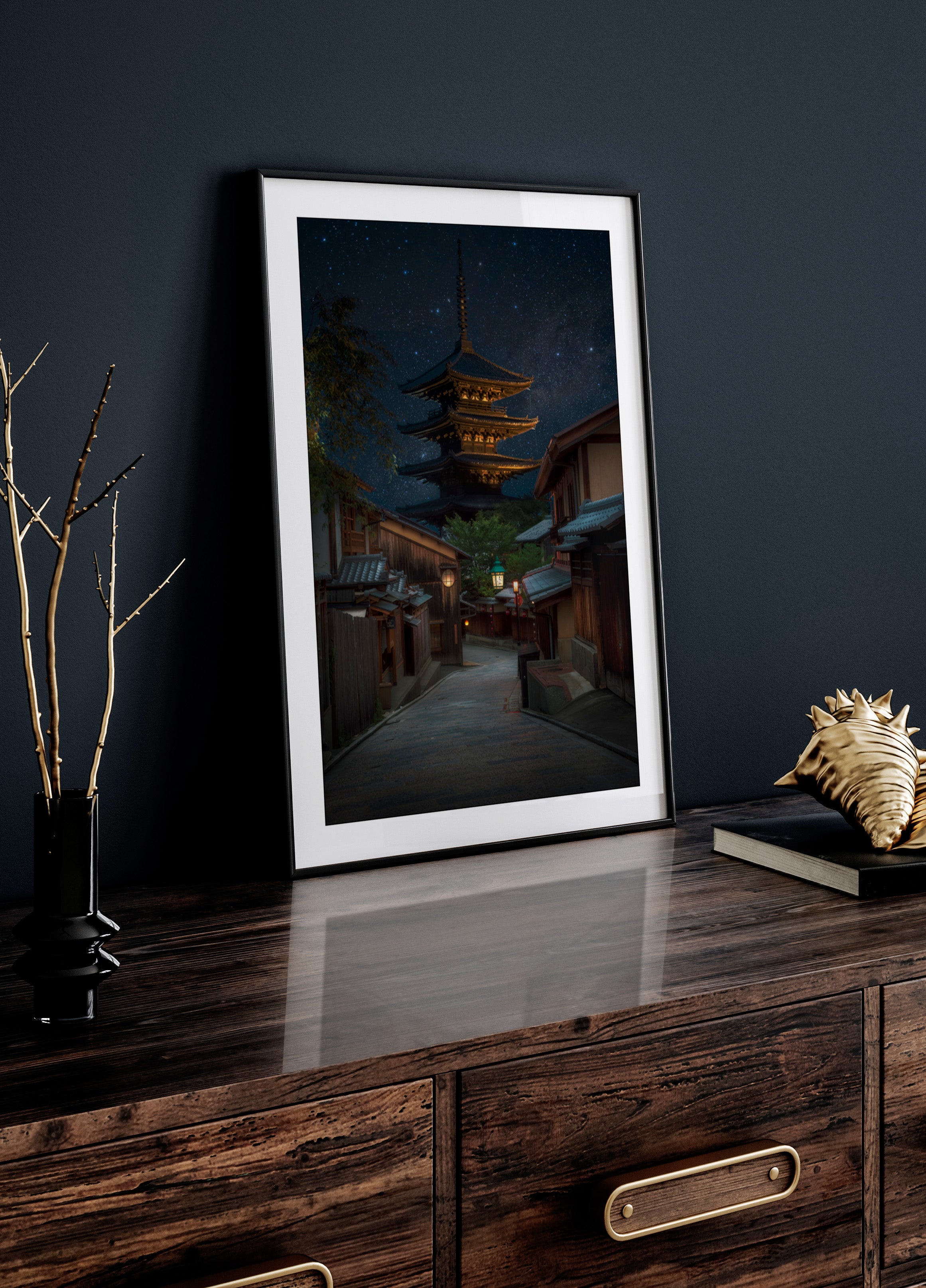 Kyoto Pagoda Starry Night