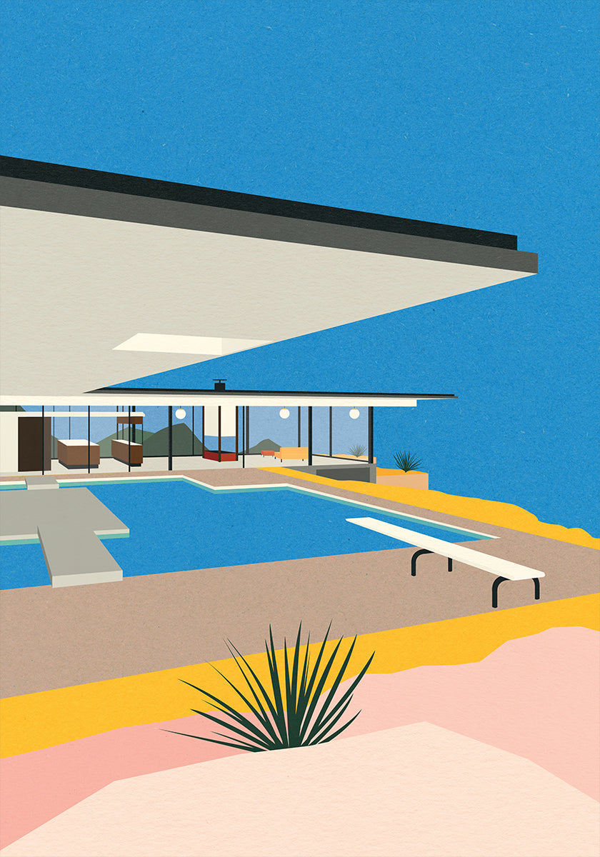 La Stahl House Poster