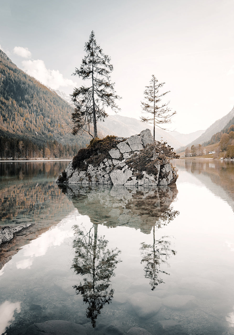 Lake Hintersee At Sunset Poster