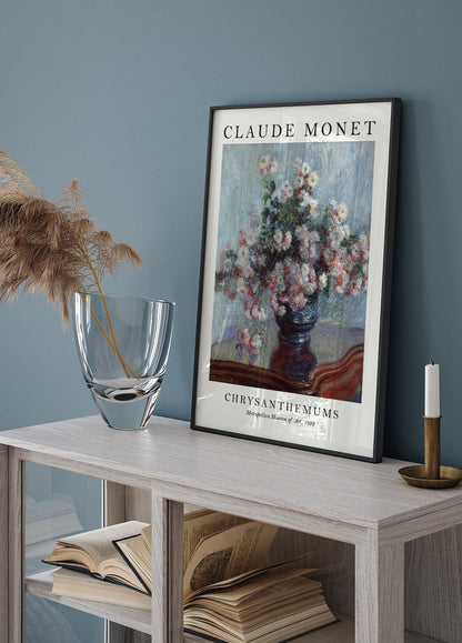 Monet Chrysanthemums Poster