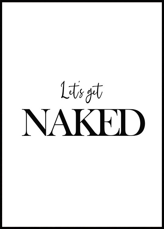 Naked Poster