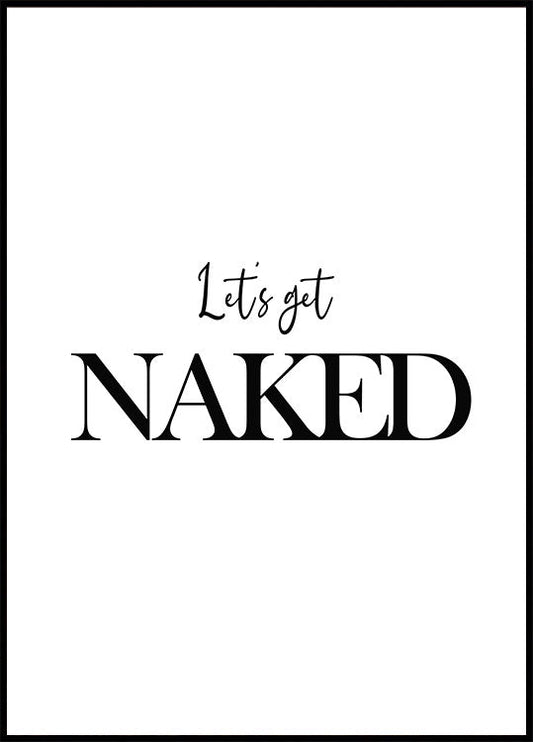 Naked Poster