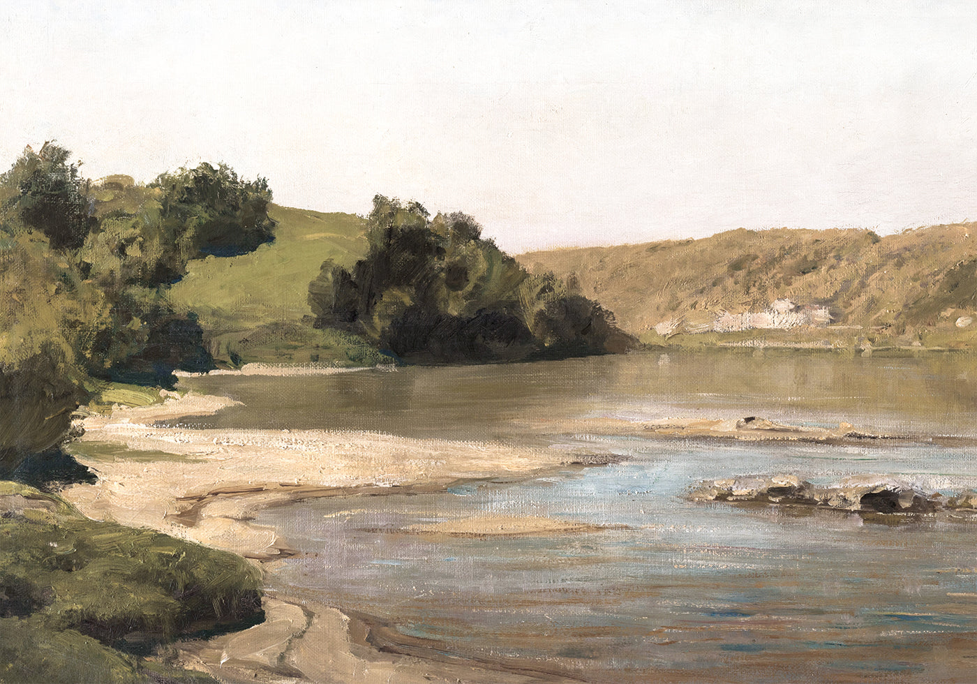 Oka River By Vasily Polenov Poster