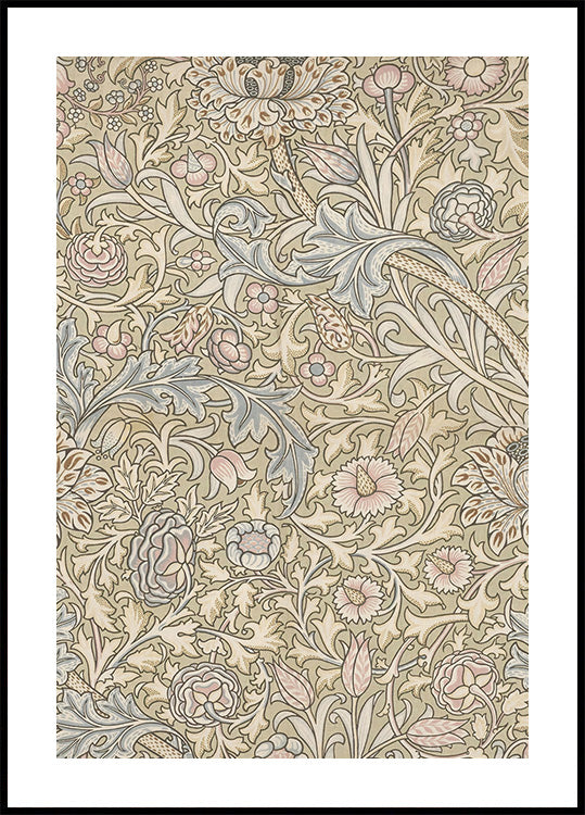 Ornate Floral Pattern by J.H. Dearle Poster