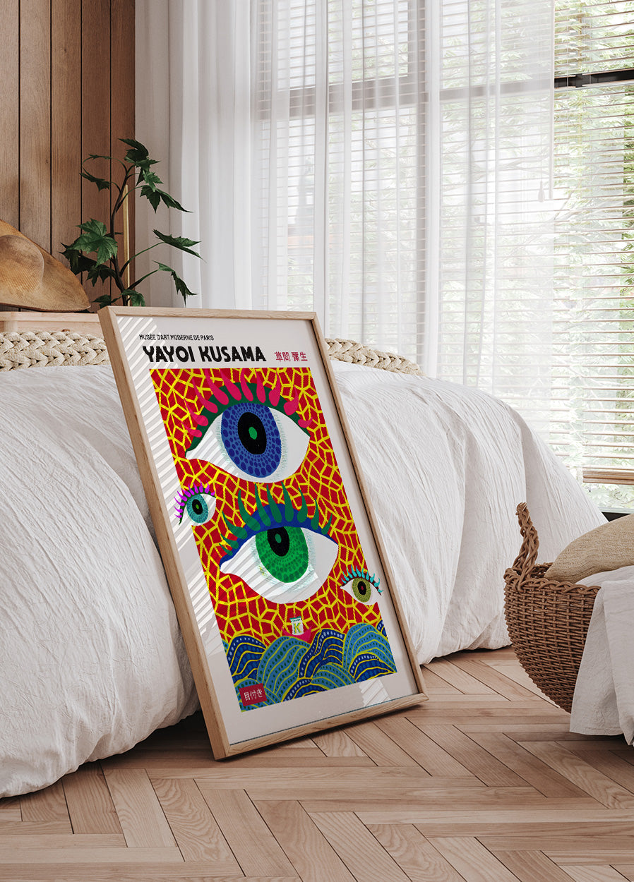 Colored Eyes Plakat By Yayoi Kusama - Posterbox.no