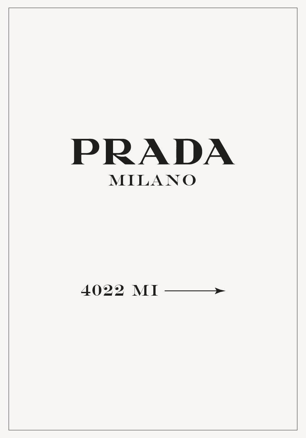 Prada Milano Poster