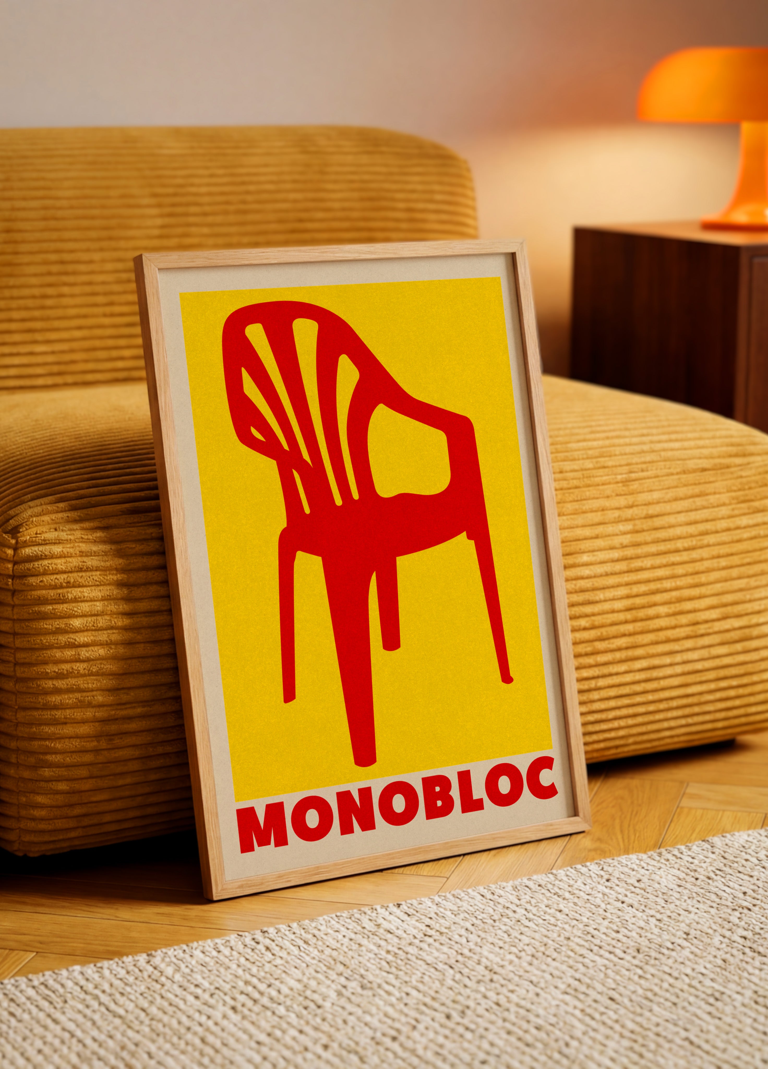 Red Monobloc Chair