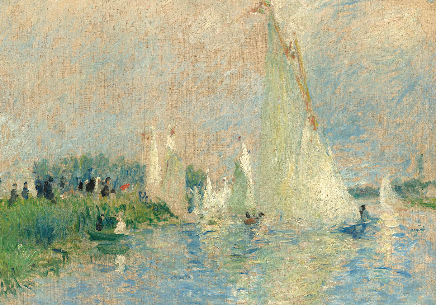 Regatta at Argenteuil By Auguste Renoir Poster