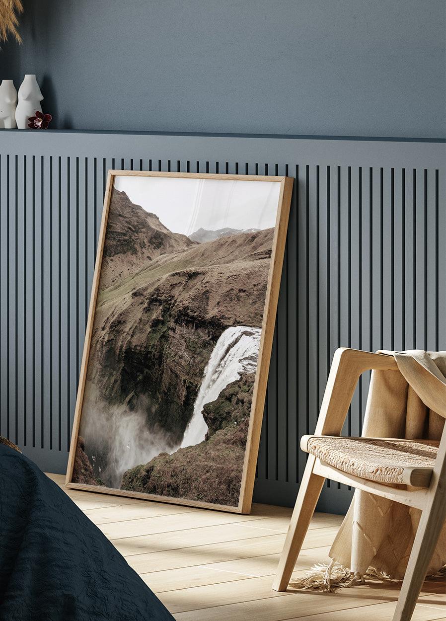 Skogafoss Waterfall Poster