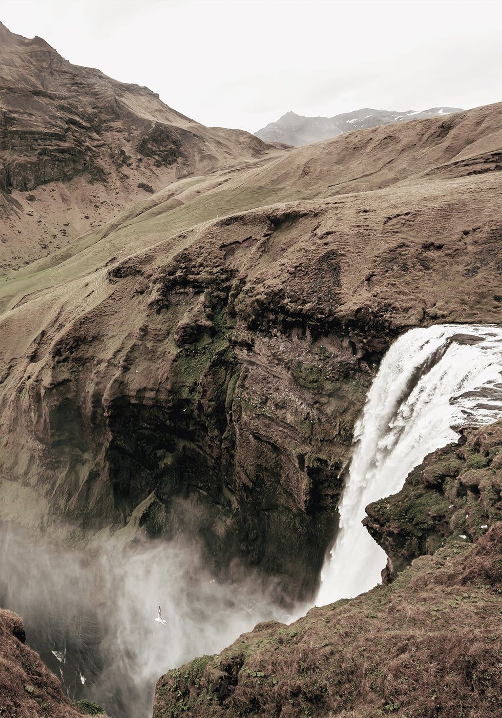 Skogafoss Waterfall Poster