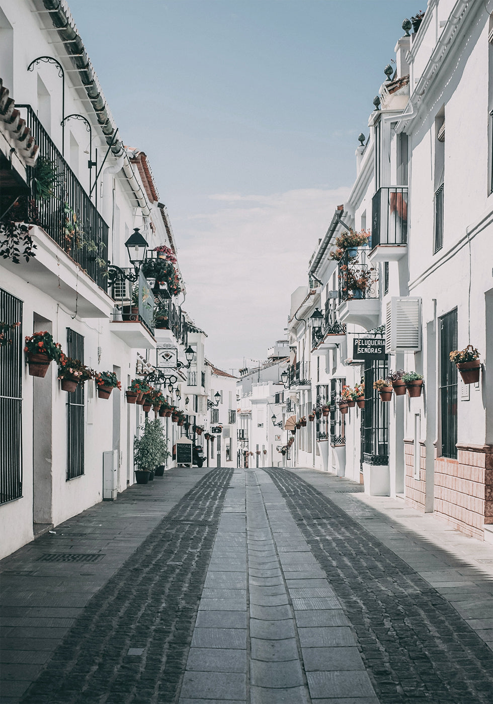 Spanish Streets of Mijas Poster