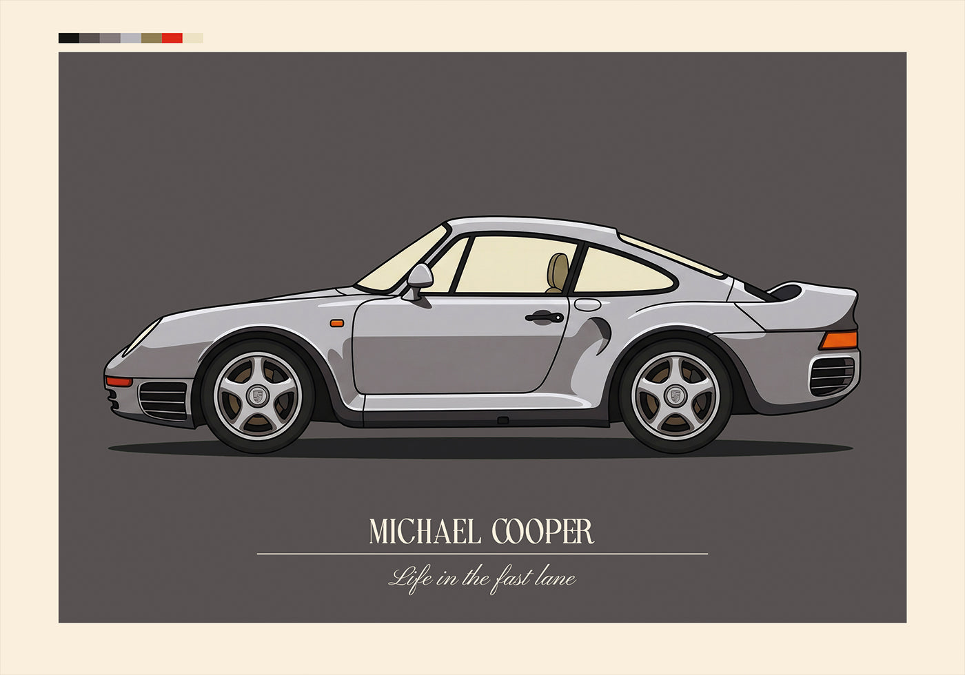 Sport Car Personal 3 Poster