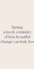 Spring is Beautiful Plakat - Posterbox.no