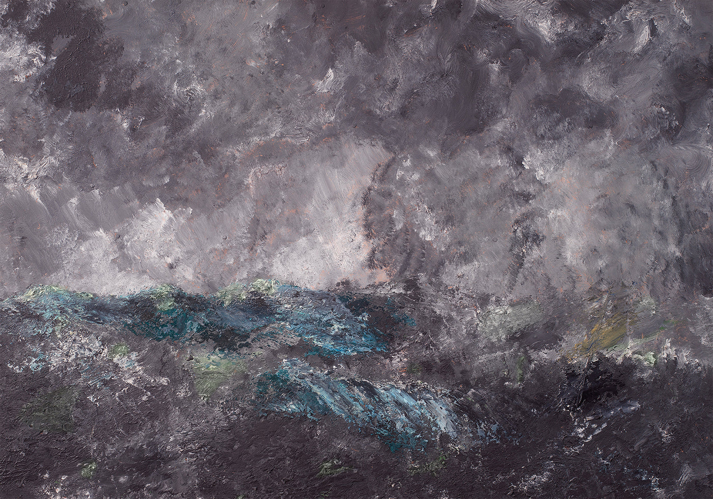Storm in the Skerries By August Strindberg Poster